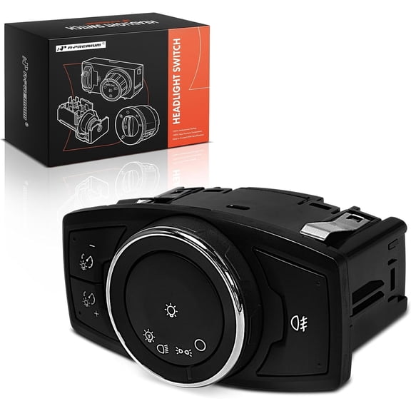 A-Premium Headlight Switch Instrument Panel Headlamp Dimmer Switch Compatible with Ford Escape 2013-2019, Focus 2012, C-Max CMax 2013-2018, Transit Connect 2014-2018