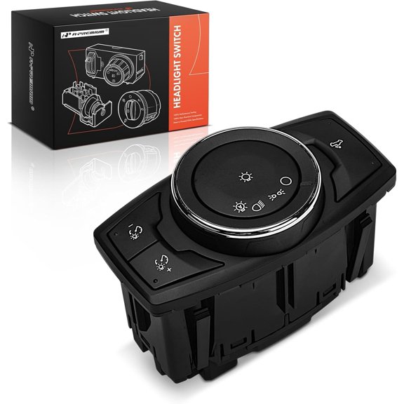A-Premium Headlight Switch Instrument Panel Headlamp Dimmer Switch Compatible with Ford F-150 2015-2020, F-250/F-350 Super Duty 2020-2022, F-450/F-550 Super Duty 2017-2022