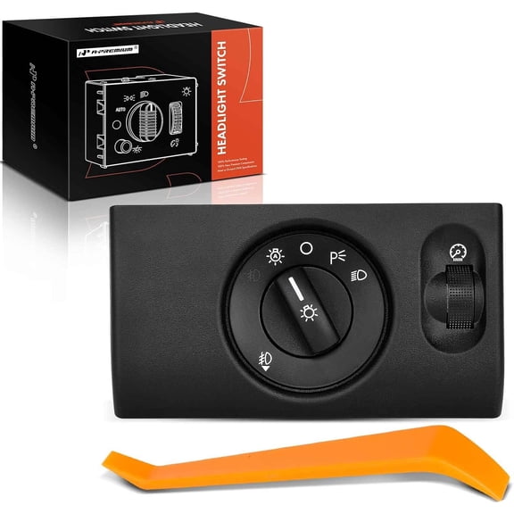 A-Premium Headlight Switch Instrument Panel Headlamp Dimmer Switch Compatible with Ford F-150 F150 2005-2008 & Lincoln Mark LT 2006-2008, with Auto Headlights & Fog Lights Control
