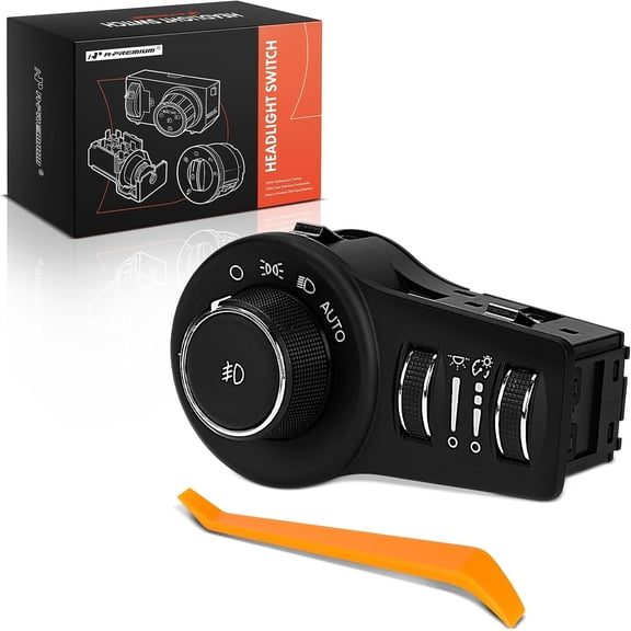 A-Premium Headlight Switch Headlamp Dimmer Switch Fit for Jeep KL Series Cherokee 2014-2023 & Chrysler 200 2015-2016, Pacifica 2018-2024, Voyager 2020-2024, Replaces 68154356AA 68154356AC