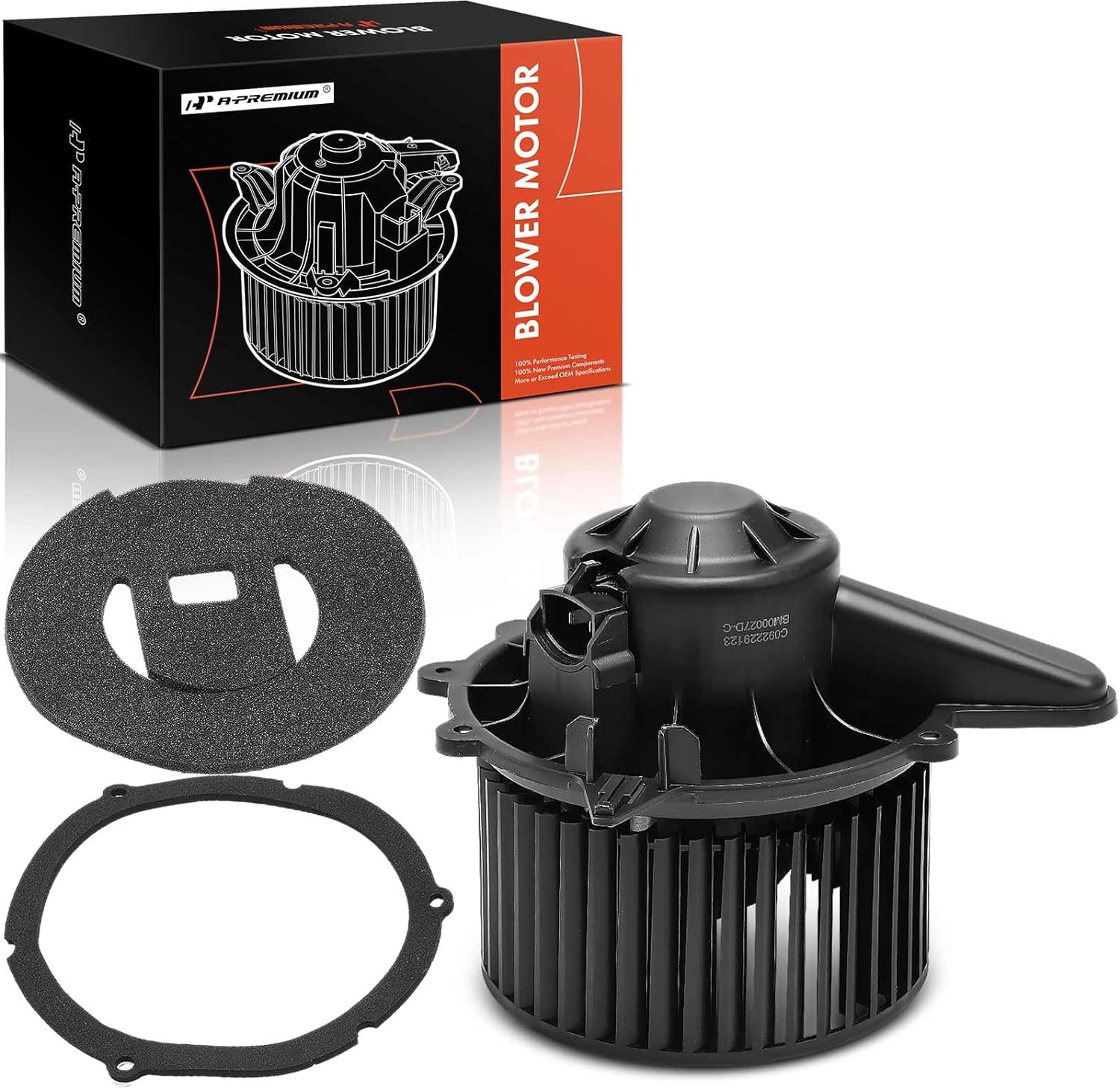A-Premium Heater Blower Motor with Fan Cage Replacement for Ford F-150 F-250 2000-2003 Expedition Lincoln Navigator Blackwood
