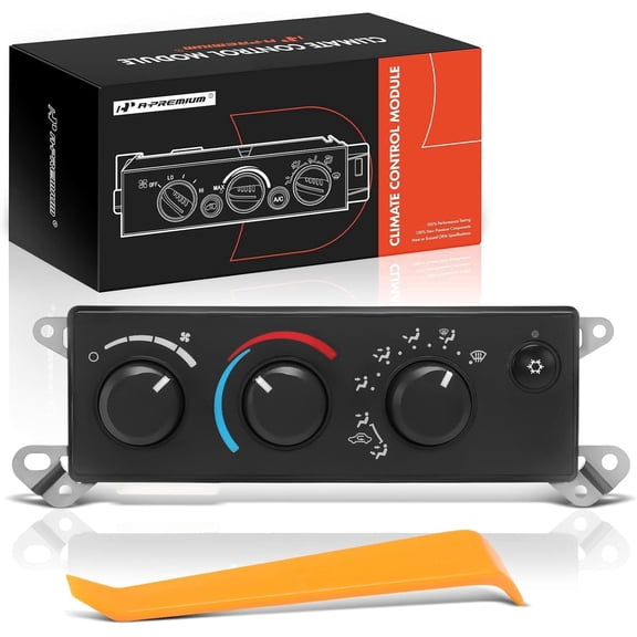 A-Premium Heater Climate Control Panel Module Compatible with Dodge & Mitsubishi Vehicles - 2006-2007 Ram 1500 Ram 2500 Ram 3500, 2005-2007 Dakota, 2006-2007 Raider