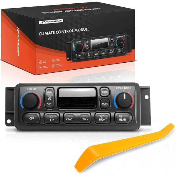 A-Premium Heater Climate Control Panel Module Compatible with Chevrolet Corvette 1997-2004 - with Rear Defrost
