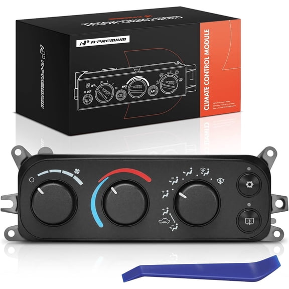 A-Premium Heater Climate Control Panel Module Compatible with Dodge Ram 1500 2500 3500 2002-2005, Dakota 2001-2004