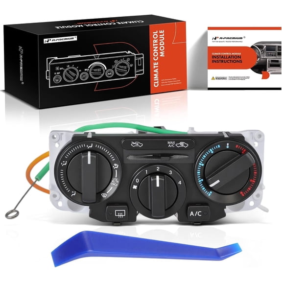 A-Premium Heater Climate Control Panel Module Compatible with Nissan Versa 2007 2008 2009 2010 2011
