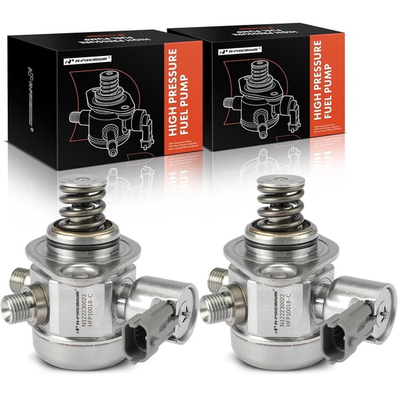 A-Premium High Pressure Fuel Pump Compatible with Land Rover Range Rover 2010-2022, Range Rover Sport, Range Rover Velar, LR4, Discovery, Defender 90, Defender 110, Left and Right Side, 2-PC Set