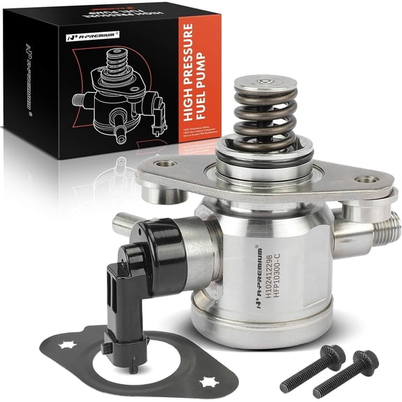 A-Premium High Pressure Fuel Pump with Gasket and Bolts Compatible with Chevrolet Equinox 2010-2017, Malibu 2013-2014, Impala & GMC Terrain 2010-2017 & Buick LaCrosse, Verano, Regal, L4 2.4L