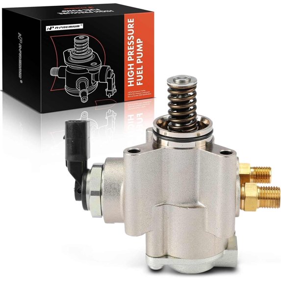 A-Premium High Pressure Fuel Pump with Seal Compatible with Audi A4 2006-2008, A6 2006-2009, A4 Quattro 2005-2009, A6 Quattro 2005-2009, 3.0L 3.2L, Replace# 06E127025AB, 06E127025G