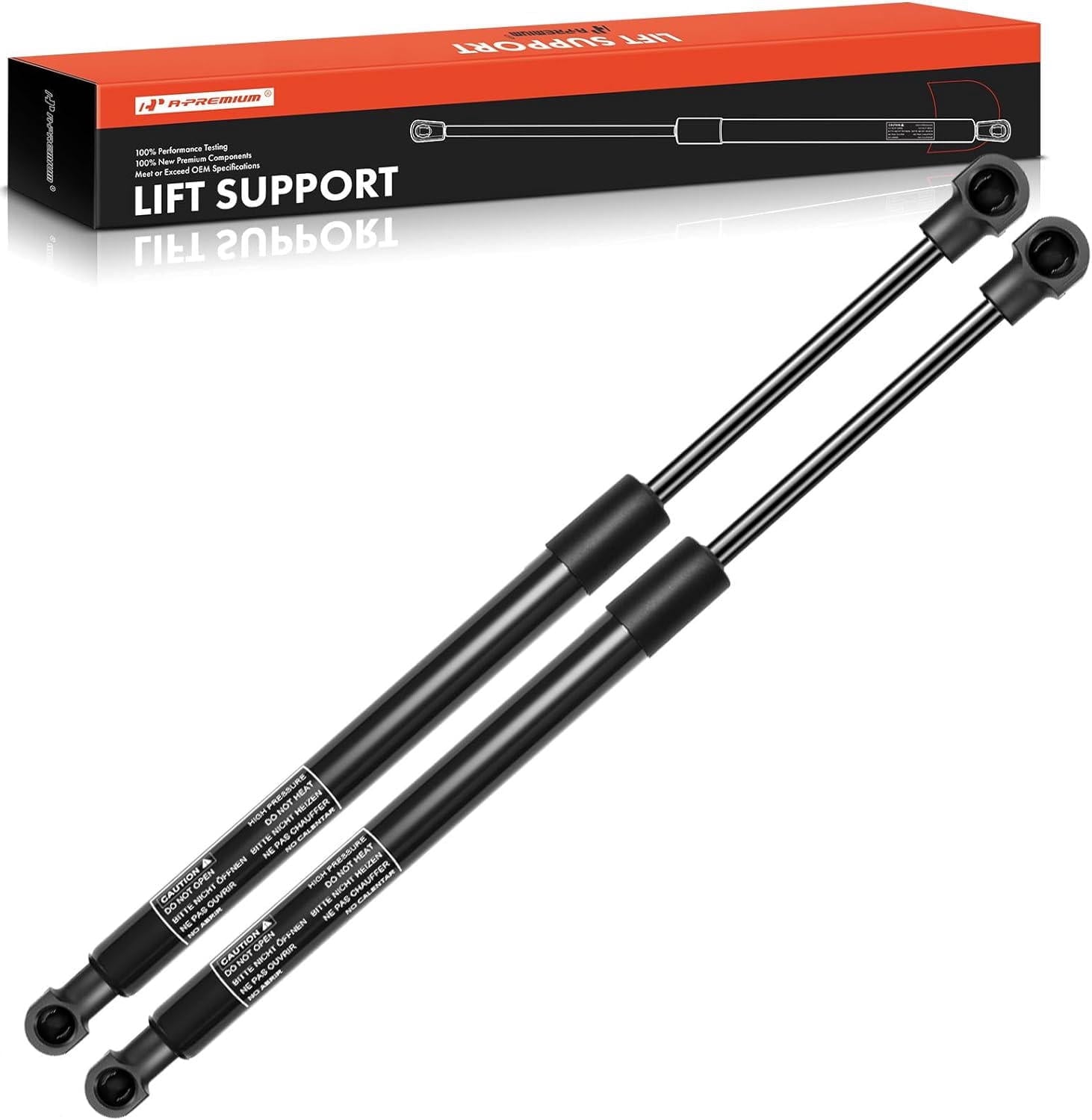 A-Premium Hood Bonnet Lift Supports Shock Struts Replacement for Audi Q5 2009-2016 SQ5 2013-2016 2-PC Set
