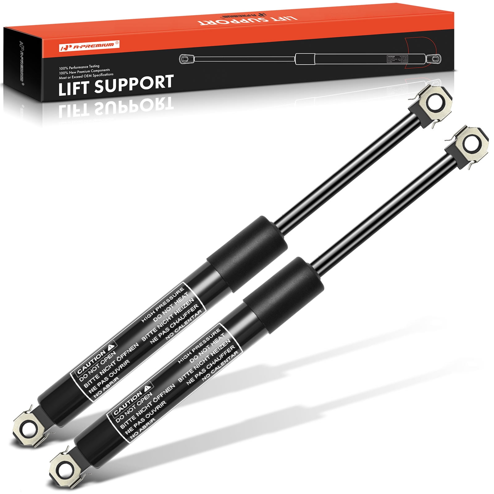 A-Premium Hood Lift Support Strut For Audi A4, A4 Quattro, S4 1996-2001 - Replacement For 8D0823359 (1-PC Set)