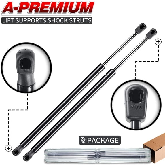 A-Premium Hood Bonnet Lift Supports Shock Struts Replacement for Jaguar XJS 1992-1996 2-PC Set