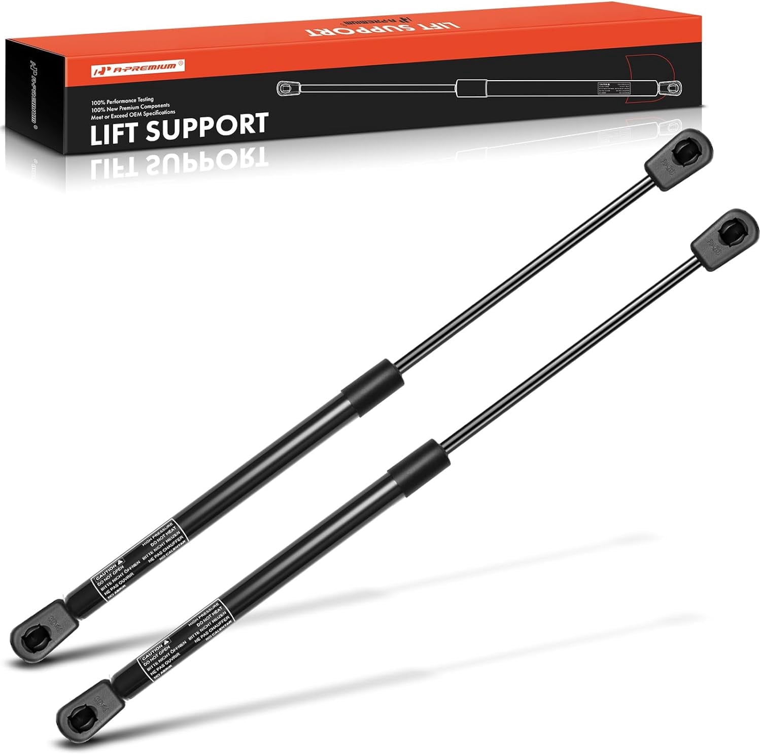 A-Premium Hood Bonnet Lift Supports Shock Struts Replacement for Jeep Grand Cherokee WH 2005-2010 2-PC Set
