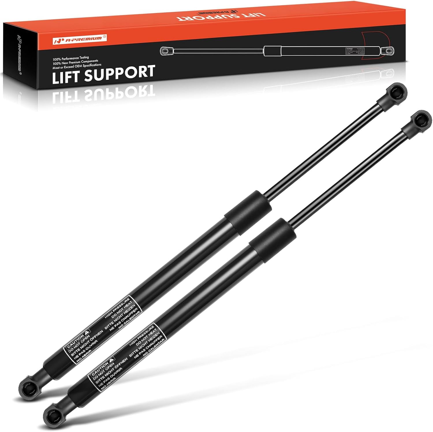 A-Premium Hood Bonnet Lift Supports Shock Struts Replacement for Lexus GS300 GS350 GS430 GS450h 2005-2012 2-PC Set