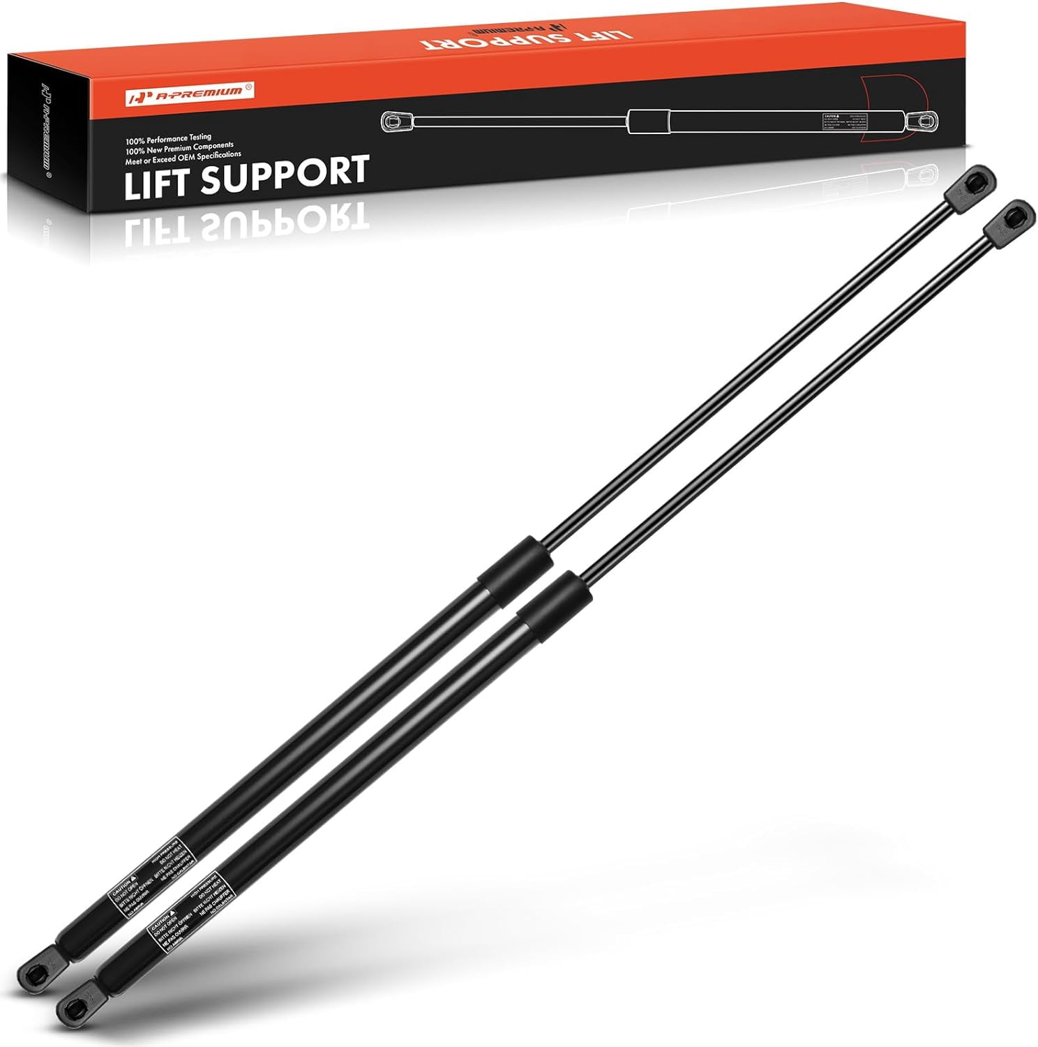 A-Premium Hood Bonnet Lift Supports Shock Struts Replacement for Lexus RX330 2004-2006 RX400h 2006 2-PC Set (without Bracket)