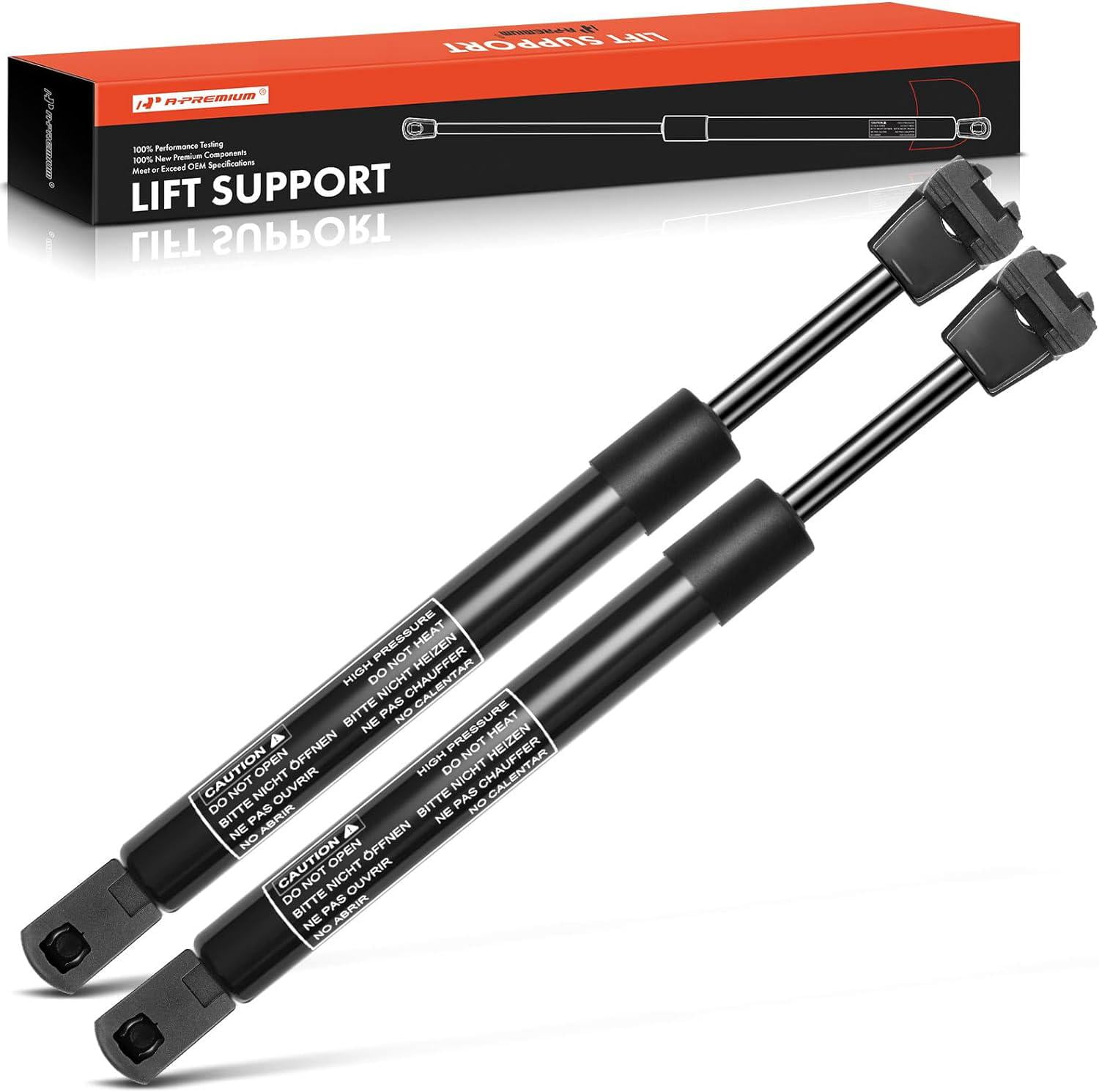 A-Premium Hood Bonnet Lift Supports Shock Struts Replacement for Plymouth Prowler 1997-2002 Convertible 2-PC Set