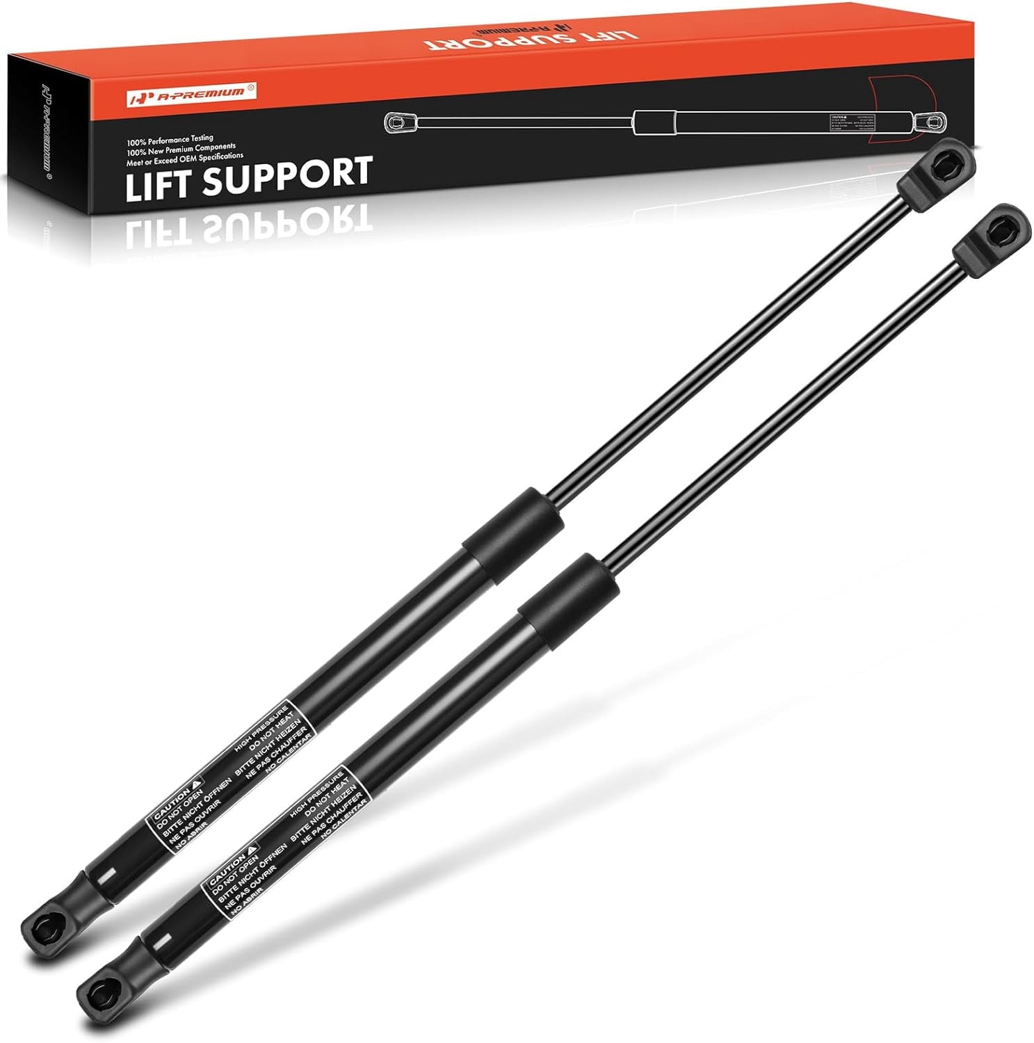 A-Premium Hood Bonnet Lift Supports Shock Struts Springs Replacement for Acura TL 2009-2014 2-PC Set