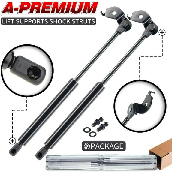 A-Premium Hood Bonnet Lift Supports Shock Struts Springs Replacement for Toyota Camry Lexus ES300 1992-1996 2-PC Set