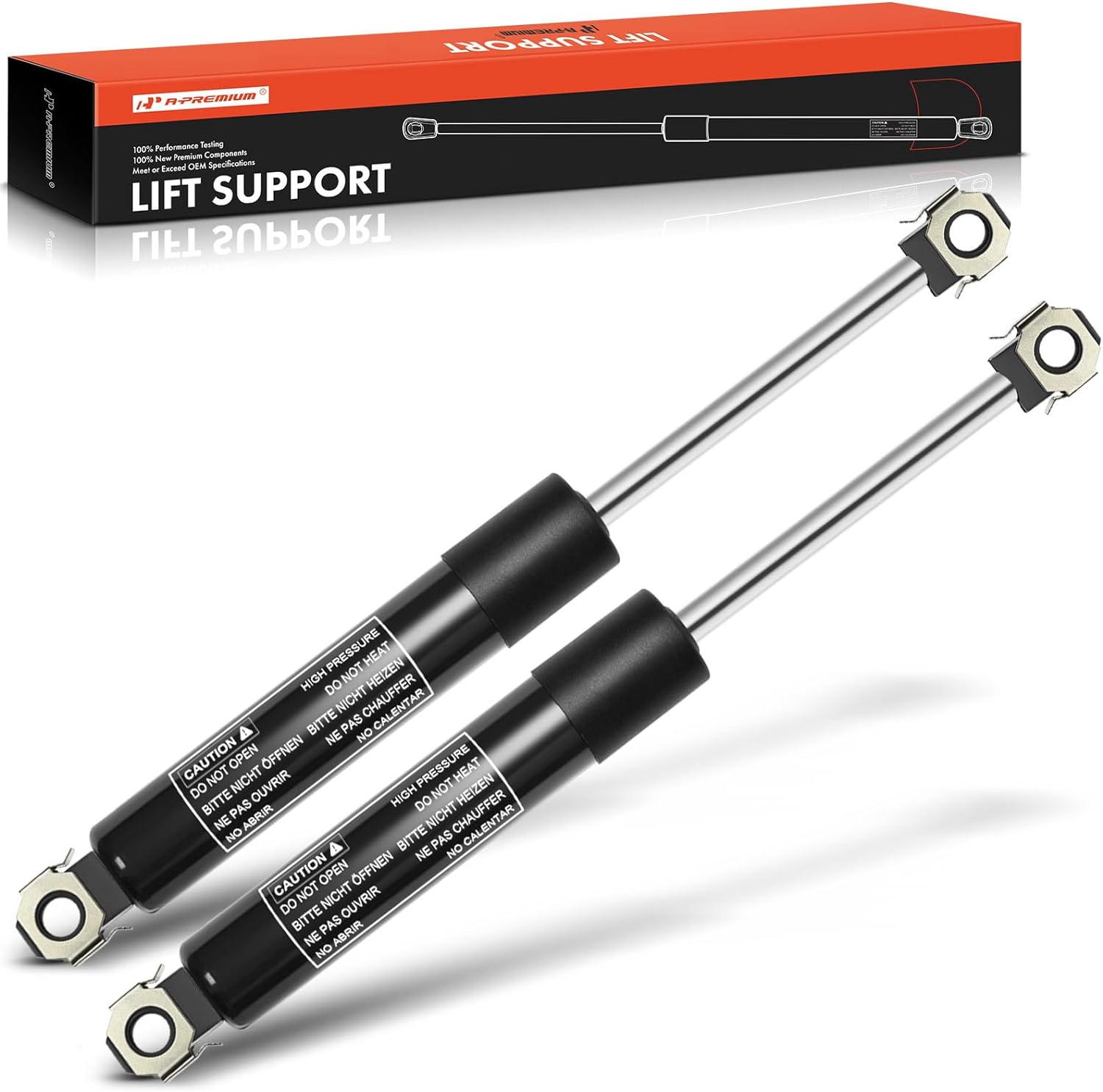 A-Premium Hood Bonnet Lift Supports Shock Struts for Lincoln