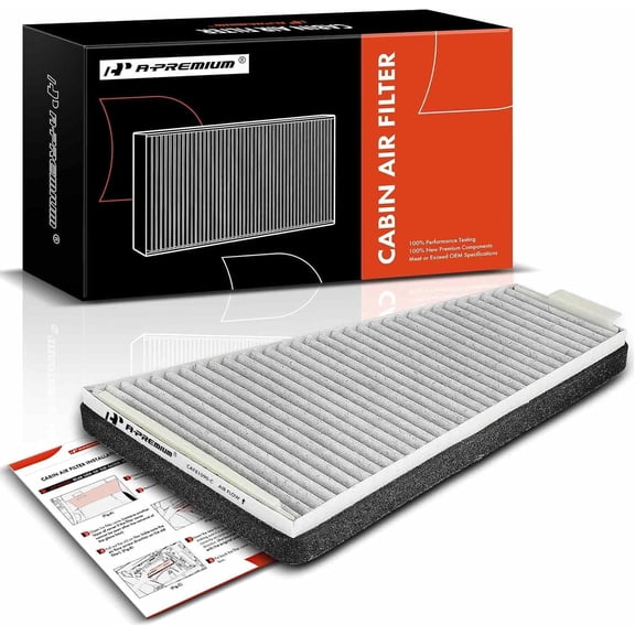A-Premium Under Hood Cabin Air Filter w/Activated Carbon Compatible with Ford Taurus 1996-2007 & Mercury Sable 1996-2005, 3.0L 3.4L, Replace# F6DZ19N619C, F7DZ19N619A