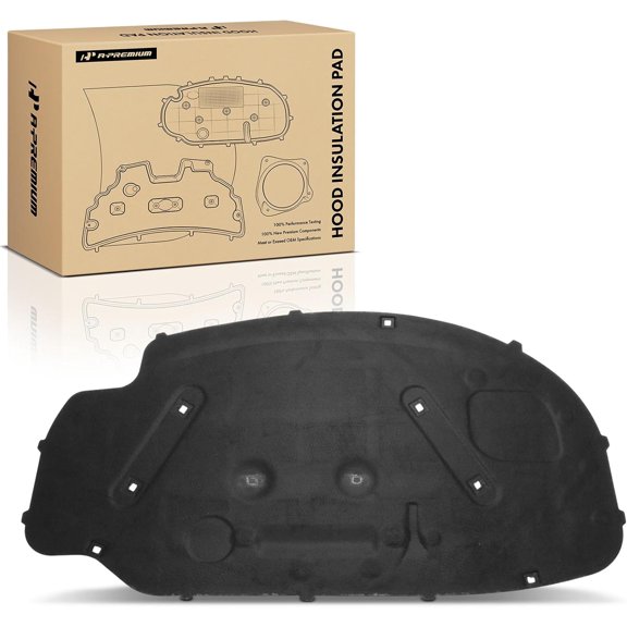 A-Premium Hood Insulation Pad Compatible with Volkswagen Jetta 2005-2010, Golf 2006-2007, GTI 2006-2009, R32 2008, Rabbit 2006-2009