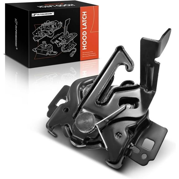 A-Premium Hood Latch Lock Assembly Compatible with Ford, Lincoln & Mercury Vehicles - Crown Victoria 1998-2005, Town Car 1999-2002, Grand Marquis 1998-2005 - Front Side, Replace# 5W7Z16700A