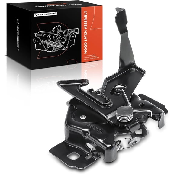 A-Premium Hood Latch Lock Assembly Compatible with Ford Vehicles - E-150 2008-2014, E-250 2008-2014, E-350 Super Duty 2008-2014, E-450 Super Duty 2008-2014, Ranger 2004-2011 - Replace# 6L5Z16700AA
