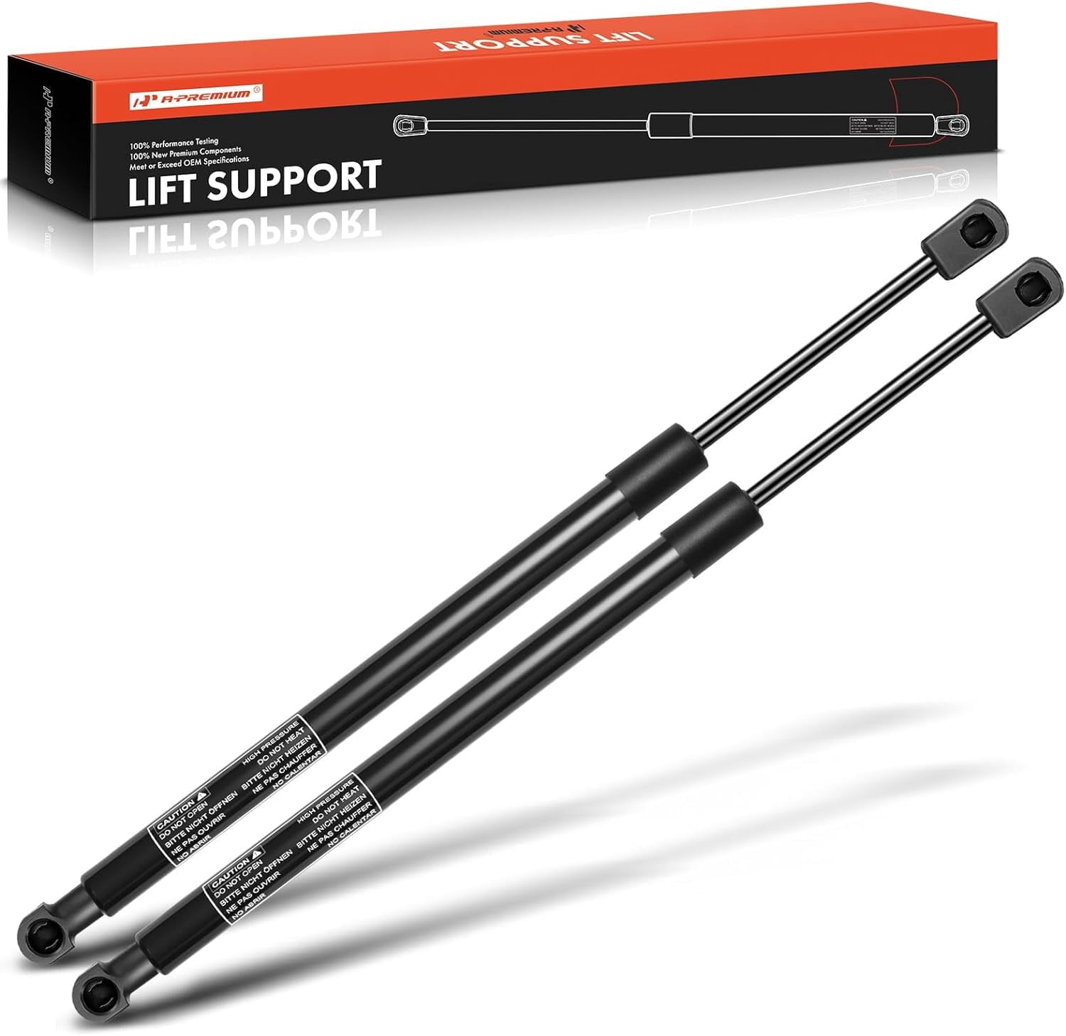 A-Premium Hood Lift Supports Gas Spring Struts Compatible with Toyota Tundra 2014-2021 Extended/Standard/Crew Cab Pickup Replace# 53440-0C030 2-PC Set