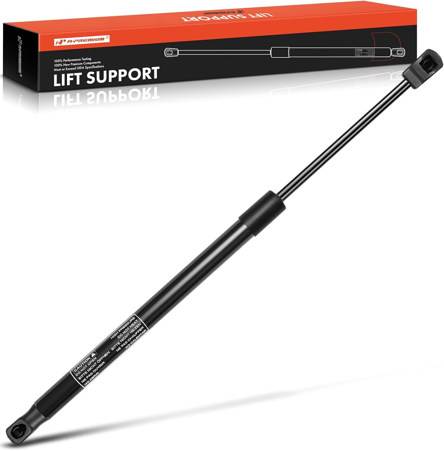 A-Premium Hood Lift Supports Shock Struts Compatible with Select Lincoln Model - MKC 2015 2016 2017 2018 2019