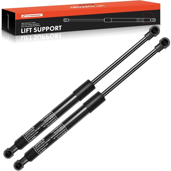 A-Premium Front Hood Lift Supports Shocks Struts Compatible with BMW E46 323i 323Ci 323ic 325i 325Ci 325xi 328i 328Ci 330i 330Ci 330xi 1998-2006, (2PC Set)