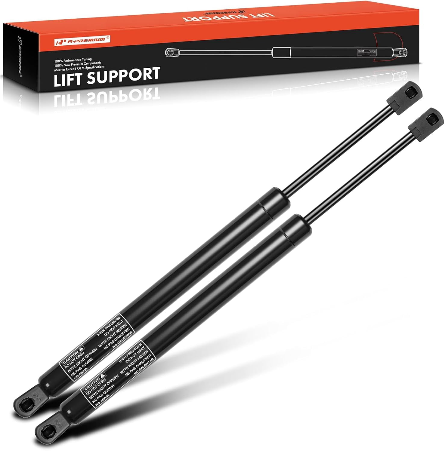 A-Premium Hood Lift Supports Shock Struts Replacement for Buick Century Regal 1997-2005 Chevrolet Impala 00-05 Intrigue Grand Prix 98-02 2-PC Set