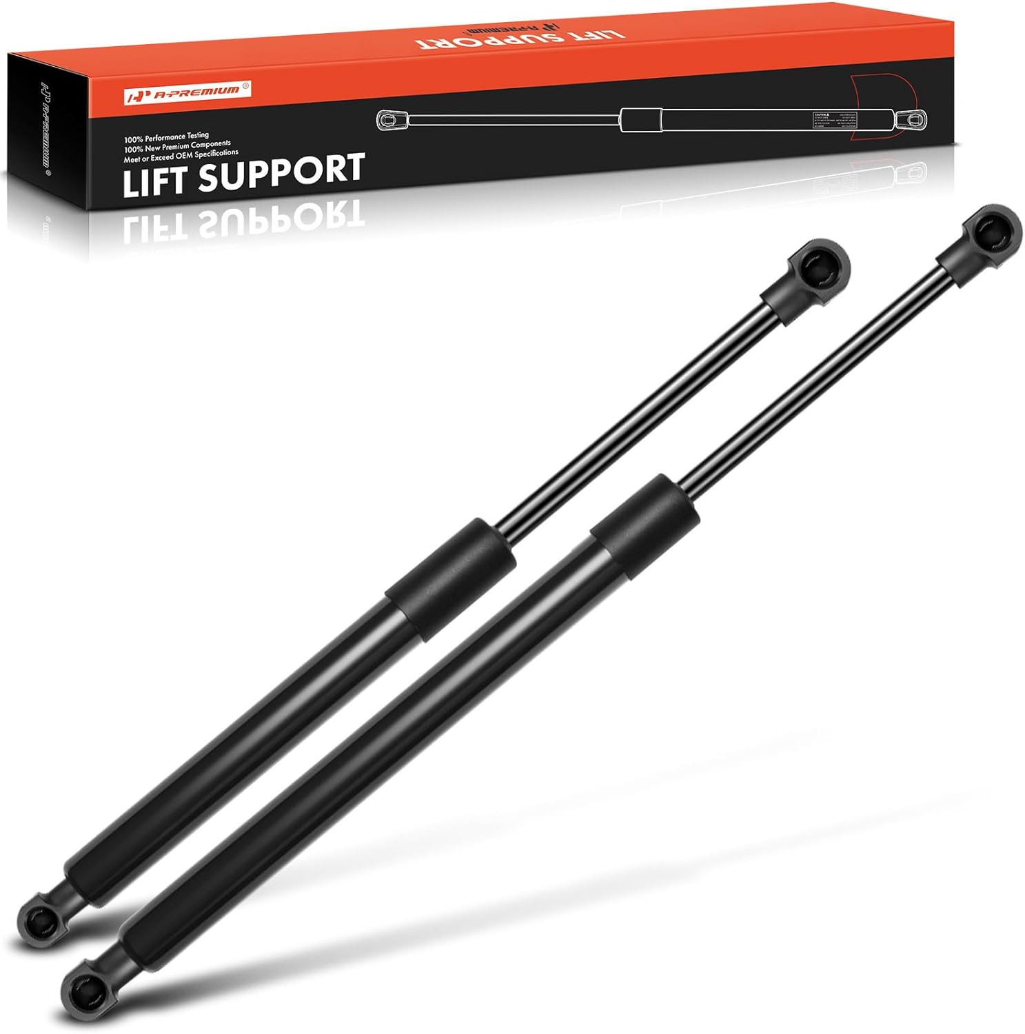 A-Premium Hood and Tailgate Rear Trunk Lift Supports Shock Struts Replacement for BMW E46 325i 325xi 330i 2001-2005 323Ci 323i 325Ci 328Ci 328i 330Ci Coupe Sedan 4-PC Set