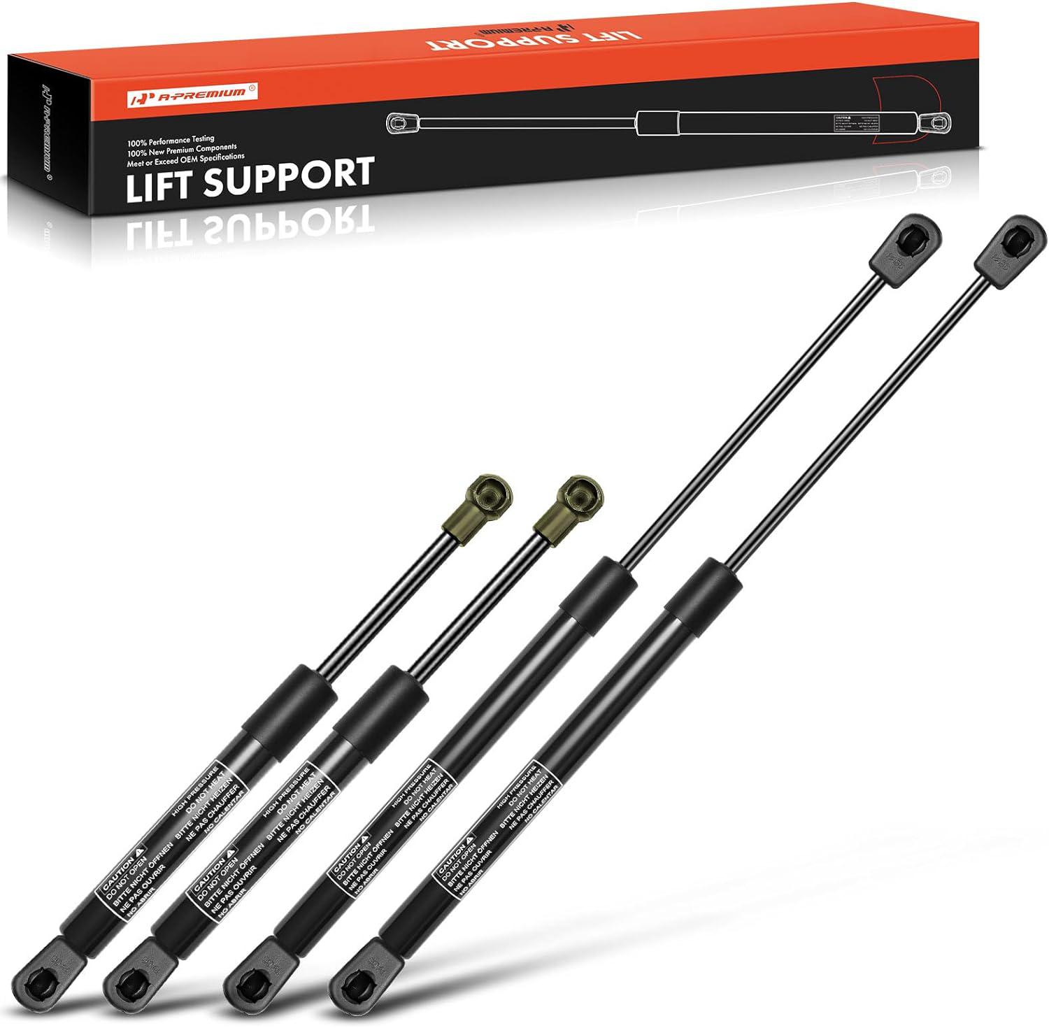 A-Premium Hood and Tailgate Rear Trunk Lift Supports Shock Struts ...