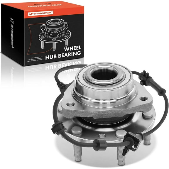 A-Premium Hub and Bearing Compatible with Chevrolet Trailblazer EXT SSR GMC Envoy XL XUV Buick Rainier Isuzu Ascender Saab 9-7x Oldsmobile Front Left or Right