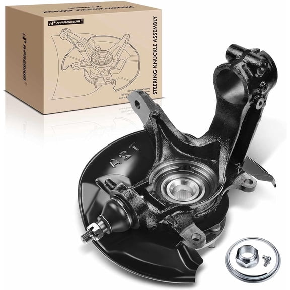 A-Premium Hub Bearing Steering Knuckle Assembly Compatible with Honda Accord 2013-2016 Front Driver Side