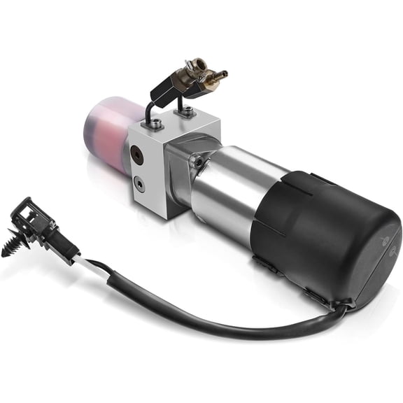 A-Premium Hydraulic Liftgate Pump Compatible with Select Volkswagen Models - 2006-2010 V6 3.0L 3.2L 3.6L V8 4.2L V10 4.9L 5.0L Sport Utility Trunk - Replace# 7L6827449