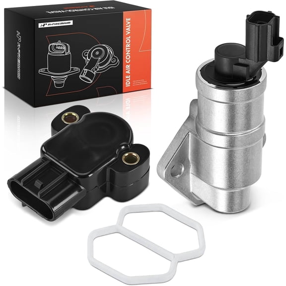 A-Premium Idle Air Control Valve IAC + Throttle Position Sensor TPS Compatible with Ford Escape 2004-2008, Taurus 2004-2005 & Mazda Tribute 2005-2006/2008 & Mercury Mariner 2005-2008, Sable 2004-2005