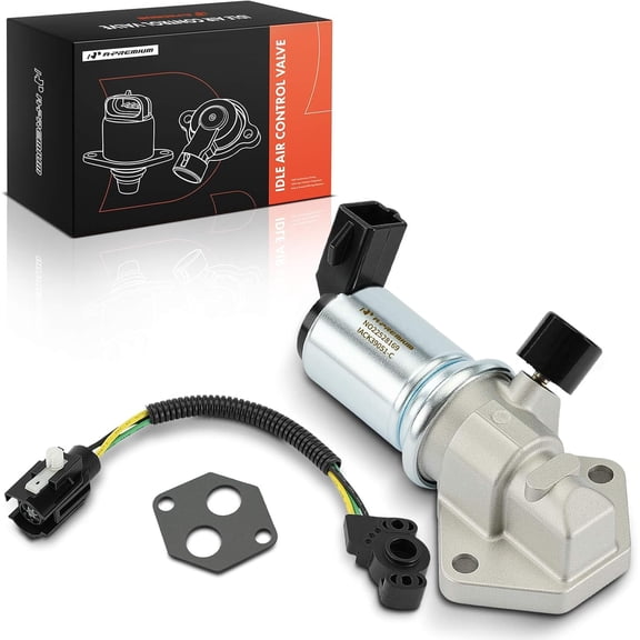 A-Premium Idle Air Control Valve IAC + Throttle Position Sensor TPS Compatible with Ford F-150/F-250/F-350/Bronco 1990-1993, E-150 E-250 E-350 Econoline Club Wagon, 5.8L, 2Pcs