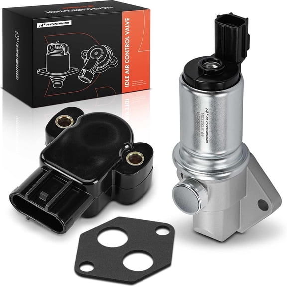 A-Premium Idle Air Control Valve IAC + Throttle Position Sensor TPS Compatible with Ford Taurus 1997-1999, Ranger 2002-2003 & Mercury Sable 1997-1999, 3.0L