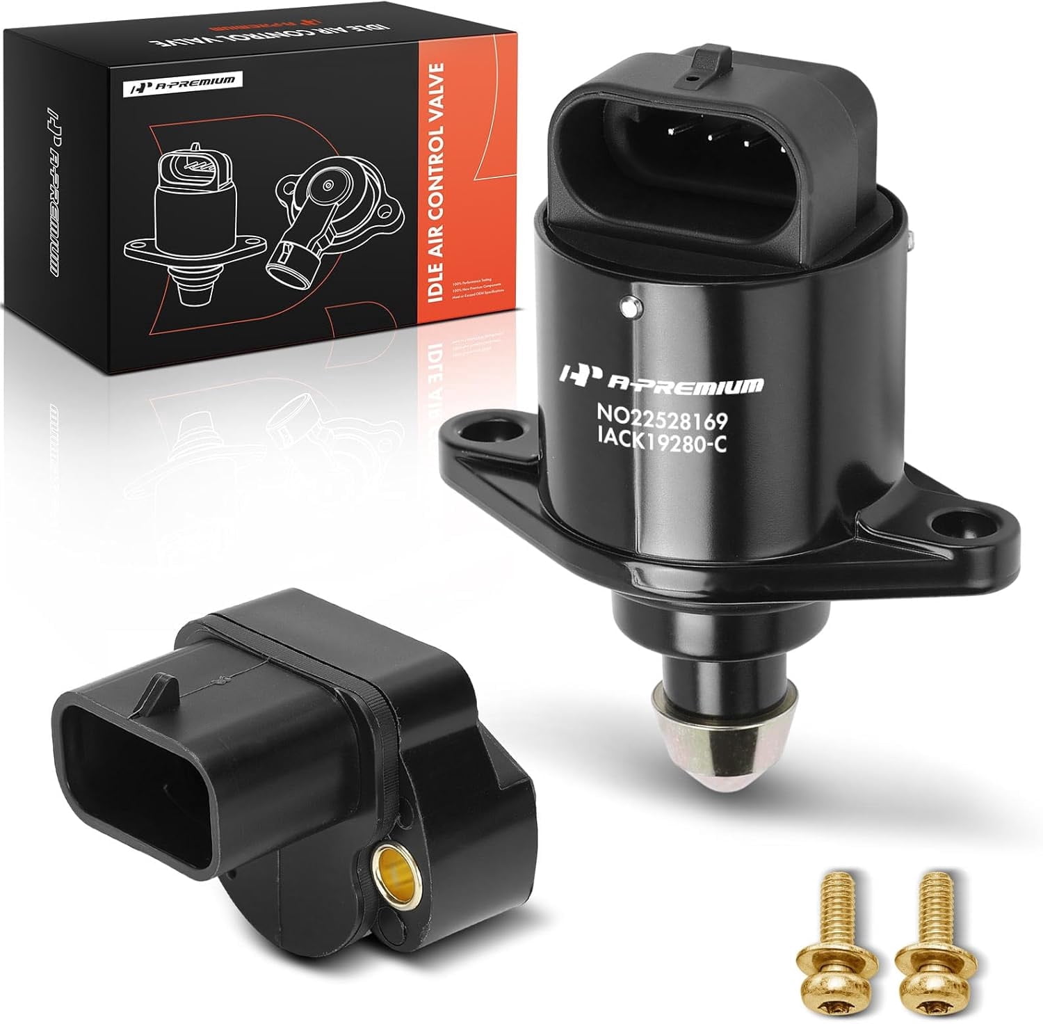 A-Premium Idle Air Control Valve IAC + Throttle Position Sensor TPS Compatible with Jeep Grand Cherokee 1993-1996, Wrangler 1991-1995/1997, Cherokee 1991-1996, Comanche 1991-1992, TJ 1997, 4.0L