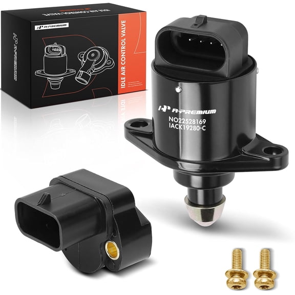 A-Premium Idle Air Control Valve IAC + Throttle Position Sensor TPS Compatible with Jeep Grand Cherokee 1993-1996, Wrangler 1991-1995/1997, Cherokee 1991-1996, Comanche 1991-1992, TJ 1997, 4.0L