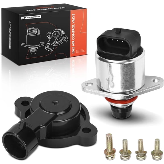 A-Premium Idle Air Control Valve IAC + Throttle Position Sensor TPS Compatible with Chevrolet Camaro & Pontiac Firebird, 1998 1999, 5.7L