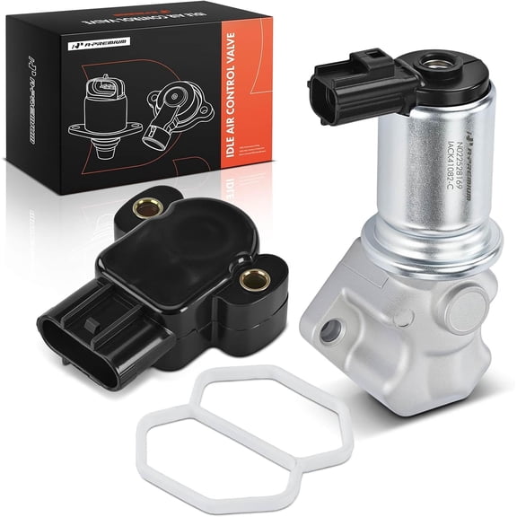A-Premium Idle Air Control Valve IAC + Throttle Position Sensor TPS Compatible with Ford Escape 2003-2004 & Mazda MPV 2005-2006, 3.0L