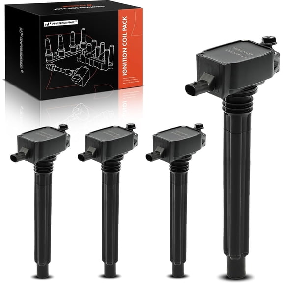 A-Premium Ignition Coil Pack Compatible with Chrysler 200 Dodge Dart Fiat 500X Jeep Cherokee Compass Renegade Ram ProMaster City L4 2.4L 4-PC Fits select: 2015-2017 CHRYSLER 200 LIMITED