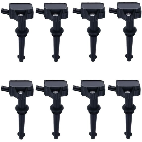 A-Premium Ignition Coil Pack Compatible with Jaguar XF XJ XK XKR 2010-2012 Land Rover LR4 Range Rover 2010-2012 V8 5.0L 8-PC