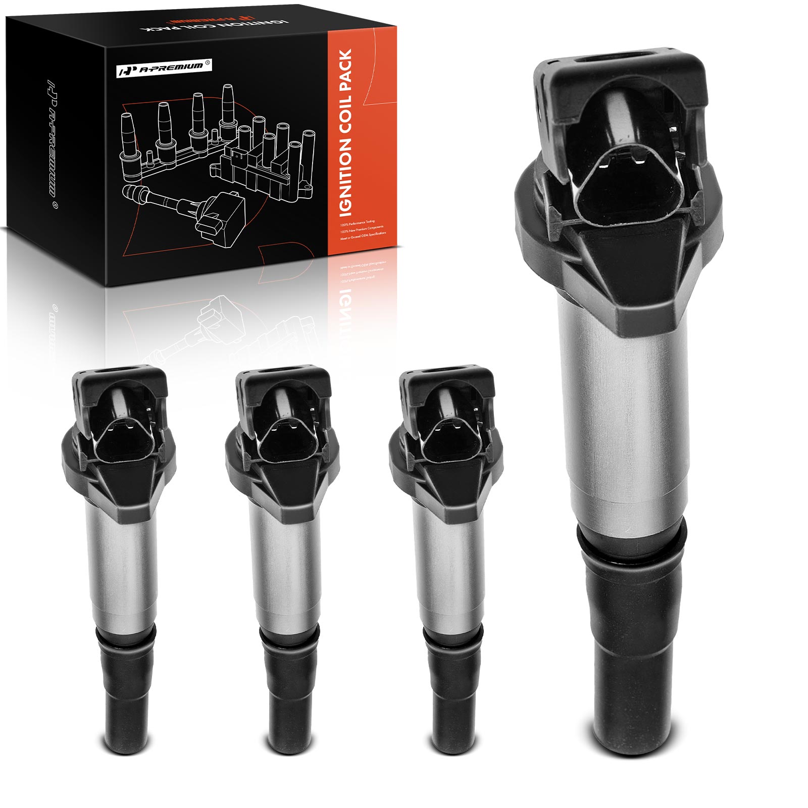 Unbranded Ignition Coil – Fits Mini Cooper, Countryman, Paceman 2007-2016 – L4 1.6L – Direct Replacement – 12137575010
