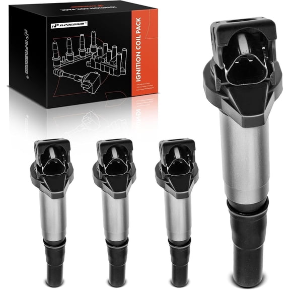 A-Premium Ignition Coil Pack Compatible with Mini Cooper 2007-2013 Cooper Countryman 2011-2016 Cooper Paceman 2013-2016 L4 1.6L 4-PC Set