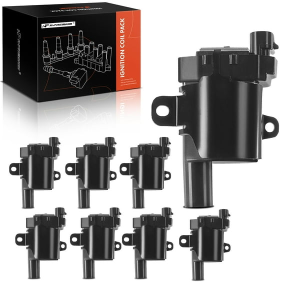 A-Premium Ignition Coil Pack Replacement for Chevrolet Silverado Express Suburban Tahoe GMC Cadillac Hummer Isuzu Buick 8-PC Set Fits select: 1999-2007 GMC NEW SIERRA, 2002-2006 CHEVROLET AVALANCHE