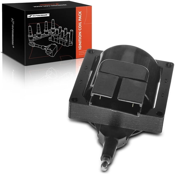 A-Premium Ignition Coil Pack Replacement for Ford F-150 F-250 F-350 Bronco Escort Mustang Ranger Taurus Lincoln Mazda Mercury Fits select: 1984-1996 FORD F150, 1984-1997 FORD F350