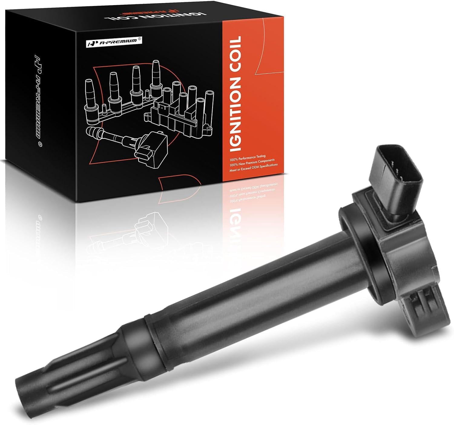 A-Premium Ignition Coil Pack Replacement for Toyota Avalon Camry Highlander RAV4 Sienna RX350 ES350 V6 3.5L Fits select: 2016-2018 TOYOTA RAV4 LE, 2013-2015 TOYOTA RAV4 XLE
