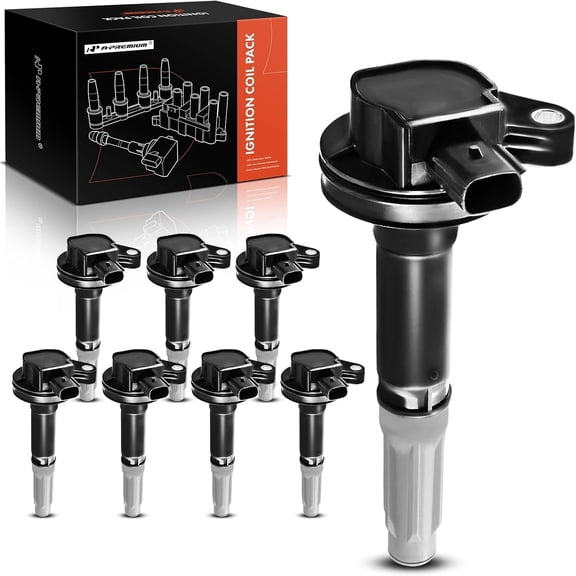 A-Premium Ignition Coil Pack Replacement for Ford F-150 2011-2016 Mustang 2011-2015 V8 5.0L 8-PC Set